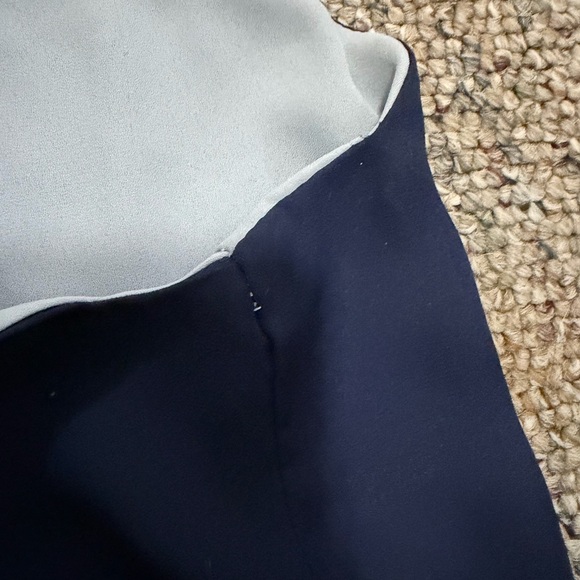 Navy Racerback Blouse Tank - Picture 4 of 4